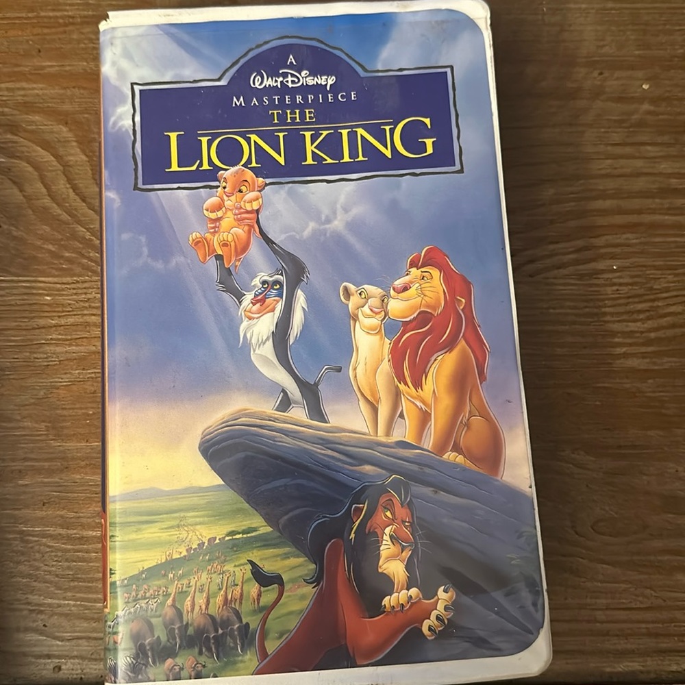 The Lion King VHS 2977. (1995)